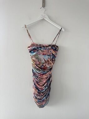 MORE TO COME Printed Mini Dress S